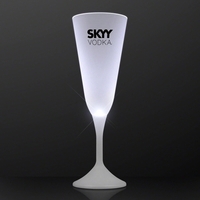 Blank or imprinted. Still White Light Champagne Glass.... from ASI 34194...