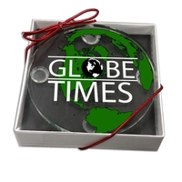 Ultra Vivid Color Acrylic Drink Coaster Set of 2