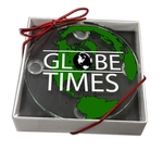 Ultra Vivid Color Acrylic Drink Coaster Set of 2