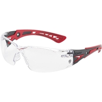 Bolle Rush Plus Temple RED Lens Clear... from ASI 89320 Starline USA Inc