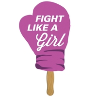 Boxing Glove Shape Fast Hand Fan - 1 Day