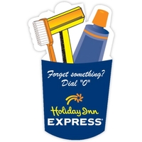 Customizable shaped 4-mil thick vinyl adhesive labels in assorted sizes...