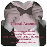 Vinyl Label Full Color (3"x3") Heart Top Shape