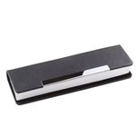 Leatherette and Metal Case with Magnetic Closure for Pens