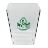 6 oz. Square Plastic Rocks Glass made in USA of heavy... from ASI 61952 Howw...