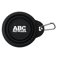 8 oz Silicone Collapsible Pet Bowl collapses for easy storage and... from ASI...