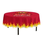 5-ft. Round FULL BLEED Table Cover w/ 15" Overhang W/O SEAM