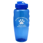 30 oz. "Gripper" Poly-Clean Sports Bottle with Super-Sipper
