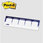 Post-it® Custom Printed Organizational Notes - 3 x 10