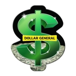 Dollar Sign Shaped Full Color Coaster