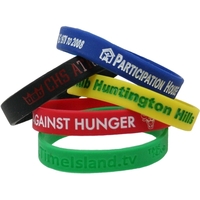 Simple silicone bracelet for adults or children.... from ASI 92245 Tropico...