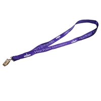 Lanyards with detailed imprints in different colors. Available in recycled...