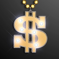 Light Up Dollar Sign Bling on Beads