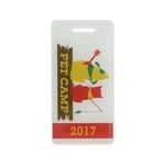 USA Made Full Color Acrylic Bag Tag, Custom Shape (1-15" Sq)