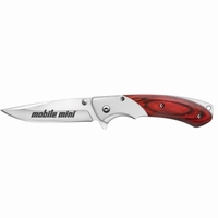 Pocket knife with a 4 1/4" handle that features stainless steel... from ASI...