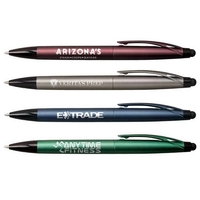 2-in-1 plastic pen with stylus with a twist-action ballpoint, black ink,......