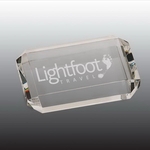 Crystal Rectangle 4"