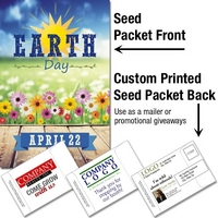 Earth Day Mailable Seed Packet - Custom Printed