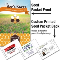 The Bee's Knees - Mailable Seed Packet - Custom Printed
