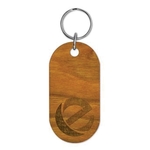 Wood Custom Key Tag (1-5 Sq. Inches)