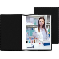 5" x 7" refillable journal w/ deboss & tip-in page, elastic... from ASI 91340...