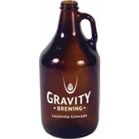 32 oz. Amber Growler.... from ASI 36705 Archer's Decorative Glass Corp /...