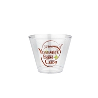 9 oz. "Squat" Crystal Clear Plastic Cup