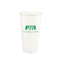 20 oz. White Paper Cup