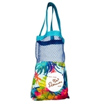 Mesh Top Beach Boat Pool Tote Bag- Sewn in the USA