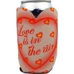 Premium Full Color Dye Sub Foam Heart Shaped Can Insulator