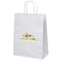 Jenny - White Shopper - Foil Print
