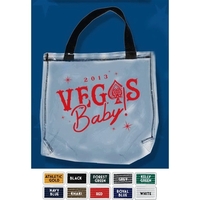 10ga Clear Vinyl Tote w/ Gusset