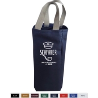 10oz Colored Canvas Wine Tote