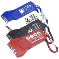 Keyholder flashlight with 4 LED lights and carabiner.... from ASI 62660...