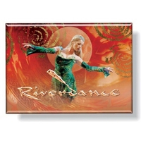 Metal souvenir magnet of heavy duty metal with shiny 3 mil... from ASI 87400...