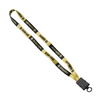5/8" Tubular Polyester Dye Sublimated Lanyard w/Snap Buckle