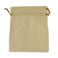Large Linen Bag/ Blank - 10" x 8" (Empty)