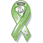 Ribbon Magnet .035 white vinyl top coated outdoor grade