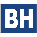 5' x 6' Nylon Two Letter School Spirit Flag