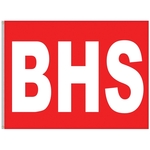 6' x 8' Nylon Three Letter School Spirit Flag