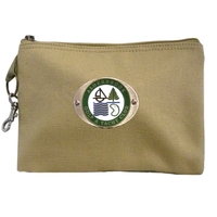 Canvas Zippered Valuables Pouch