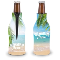 Premium Foam Bottle Insulator with Zipper - Full Color