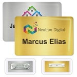 DigiLine Metal Name Badges, 2" x 3"