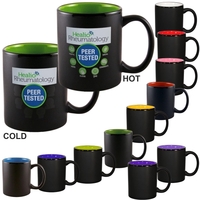 11oz Vanish Ink Two-Tone Satin Hilo Mugs, spot color... from ASI 80093...