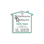 House Shaped Window Sign