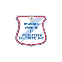 Shield Shaped Window Sign