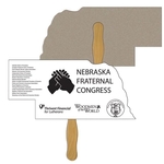 Nebraska State Recycled Stock Shape Fan