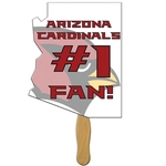 Arizona State Stock Shape Fan w/ Wooden Stick