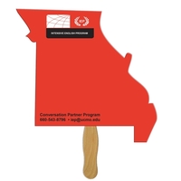 Missouri State shaped fast fan made from high density 22, pt... from ASI...