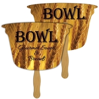 Bowl Hand Fan Full Color (2 Sides)